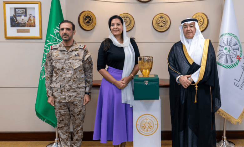 Princess Reema Visits Saudi Military Attaché Office in Washington