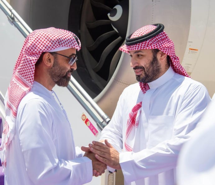 Saudi Crown Prince Receives UAE President in Riyadh