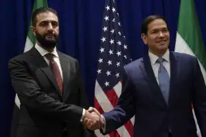 Syria’s Al-Sharaa Meets US State Secretary Rubio in New York
