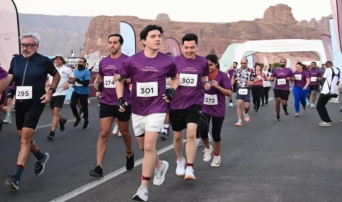 AlUla Wellness Festival Launches 5th Edition with Exciting Duathlon Race