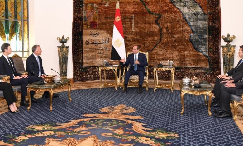Egypt's Al-Sisi Meets US Envoys, Invites Trump for Gaza Agreement Signing