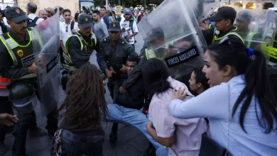 Clashes between protesters and police in Morocco
