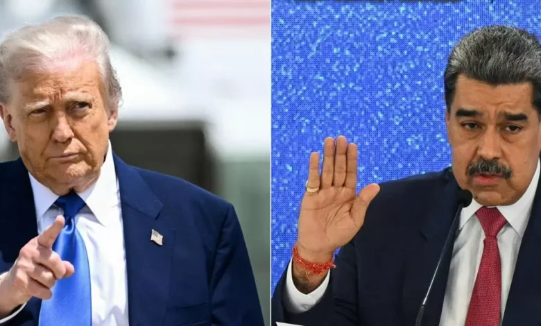 US President Trump & Venezuela's Maduro