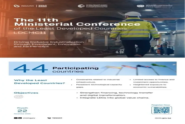 Saudi Arabia to Host 11th Ministerial Conference of Least Developed Countries