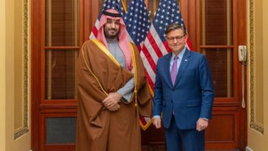 Saudi Crown Prince Meets House Lawmakers at US Capitol