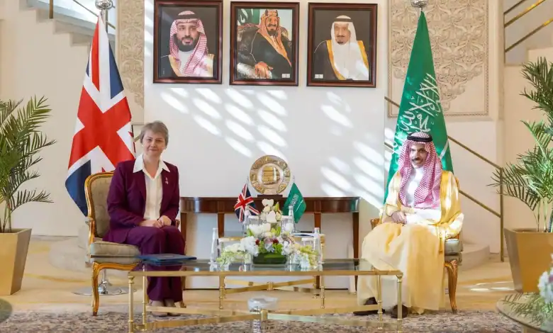 Saudi Foreign Minister Meets British Counterpart in Riyadh