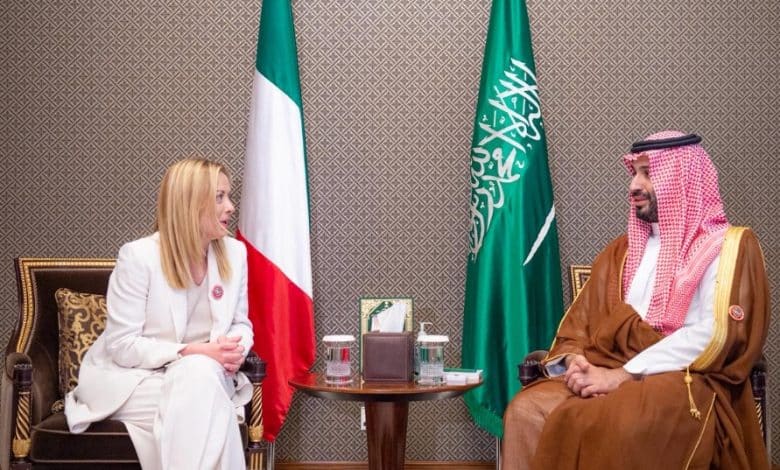 Saudi Crown Prince, Italy's Meloni Discuss Regional Developments