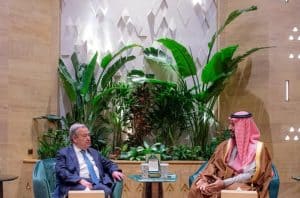 Saudi Crown Prince Meets Eritrean President, UN Secretary-General in Riyadh