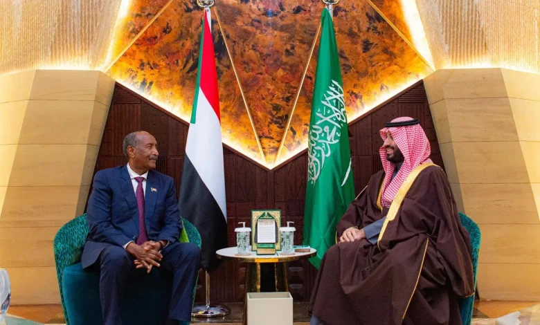 Saudi Crown Prince Meets Sudan’s Army Chief, Prince Khalid Meets US Envoy