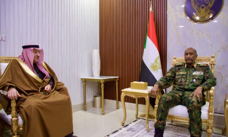 Saudi Deputy FM, SAF's Al-Burhan Discuss Peace Efforts in Sudan