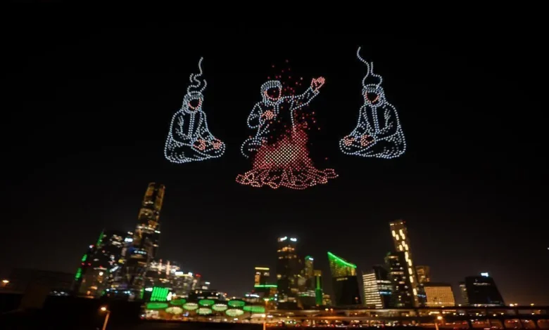 Founding Day: stc Group Breaks Two Guinness Records with Historic Drone Display