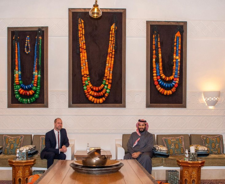 Royal Tour: Saudi Crown Prince, Britain's Prince William Visit UNESCO Site At-Turaif