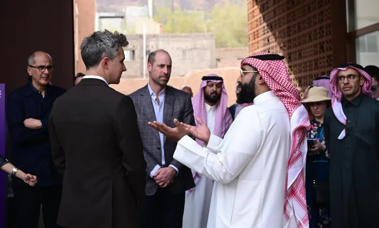 AlUla Arts Festival Captivates Prince William During Saudi Visit