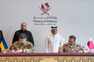 Qatar, Ukraine Sign Defense Agreement on Missile and Drone Threats