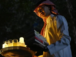 Tabuk Marks Earth Hour with Candlelit Literary Evening