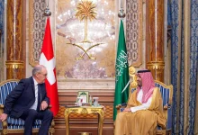 Crown Prince Holds Talks with Swiss President in Jeddah