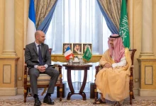 Saudi FM Meets French Counterpart in Riyadh