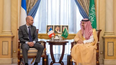 Saudi FM Meets French Counterpart in Riyadh