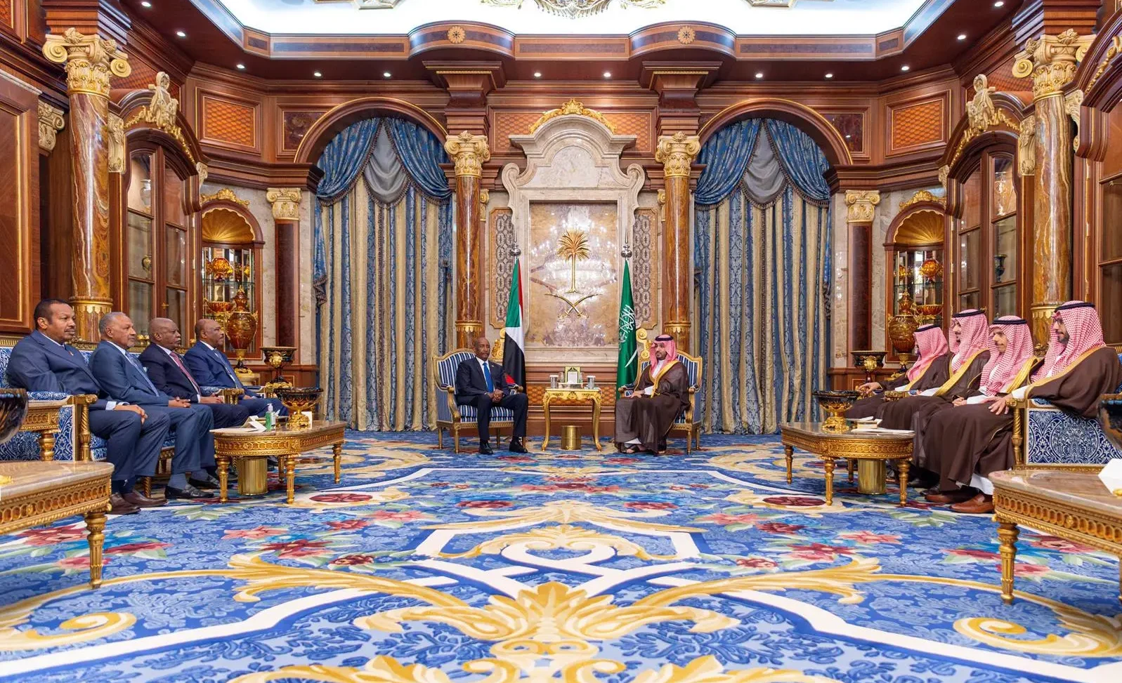 Saudi Crown Prince Meets Sudan’s Al-Burhan in Jeddah