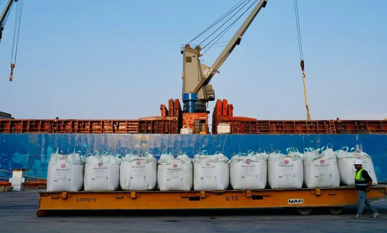 Jazan Port Makes Export Breakthrough with First Cement Shipment