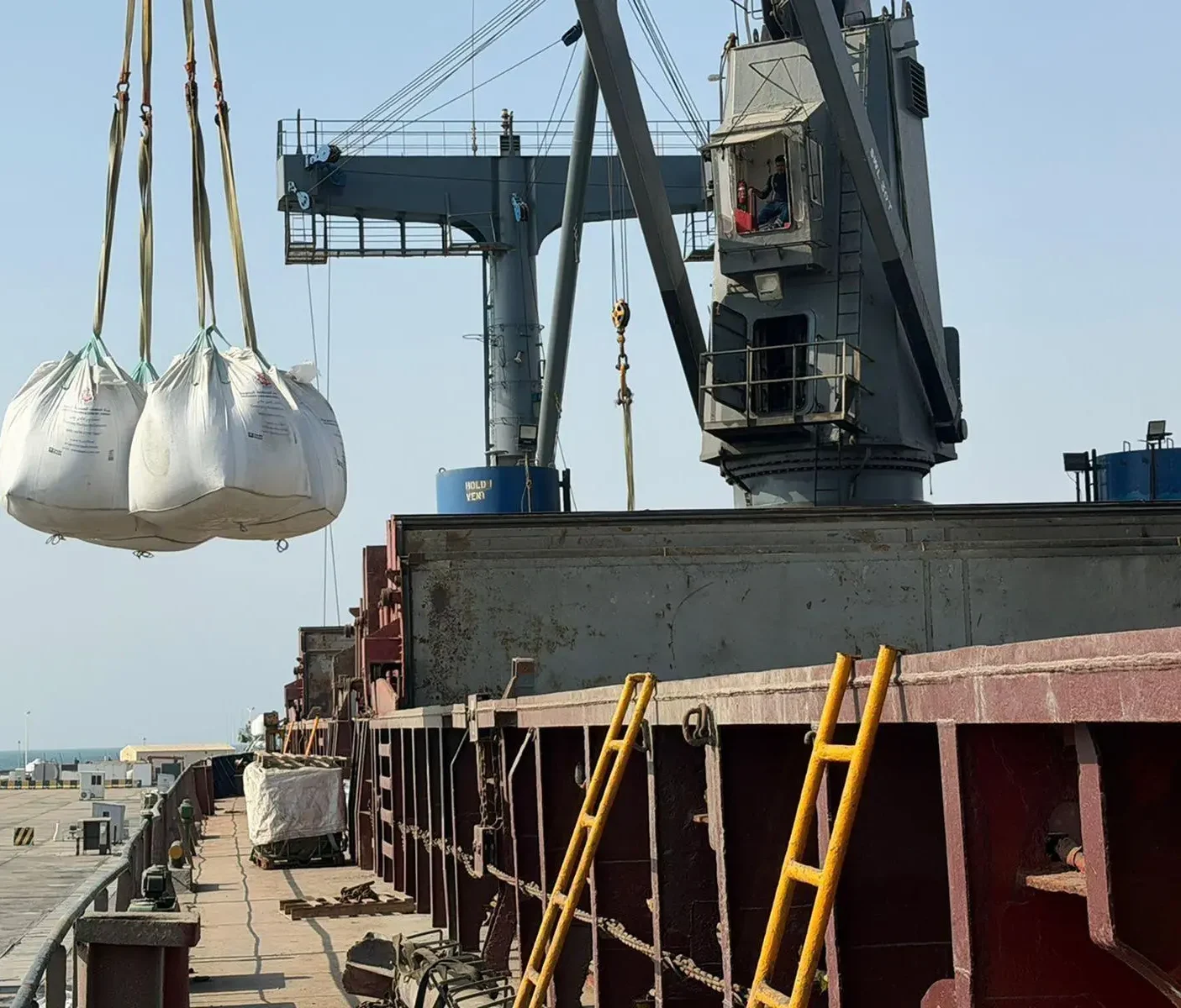 Jazan Port Makes Export Breakthrough with First Cement Shipment