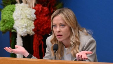 Italy's PM Giorgia Meloni