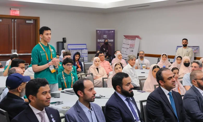Princess Reema bint Bandar Meets Saudi Team Competing at ISEF 2026
