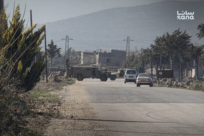 Israeli Military Sets up Temporary Checkpoints Across Southern Syrian Towns