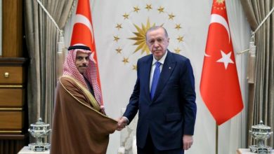 Saudi FM Meets Turkish President Erdogan in Ankara