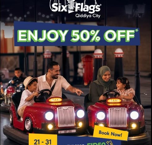 Eid Al-Adha Mega-Deal: Six Flags Qiddiya City Unveils 50% Ticket Discount