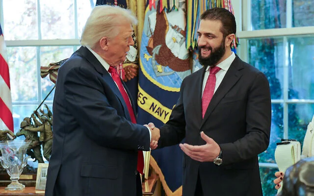 Syria’s Al-Sharaa Pushes for Full Sanctions Relief in Phone Call with Trump