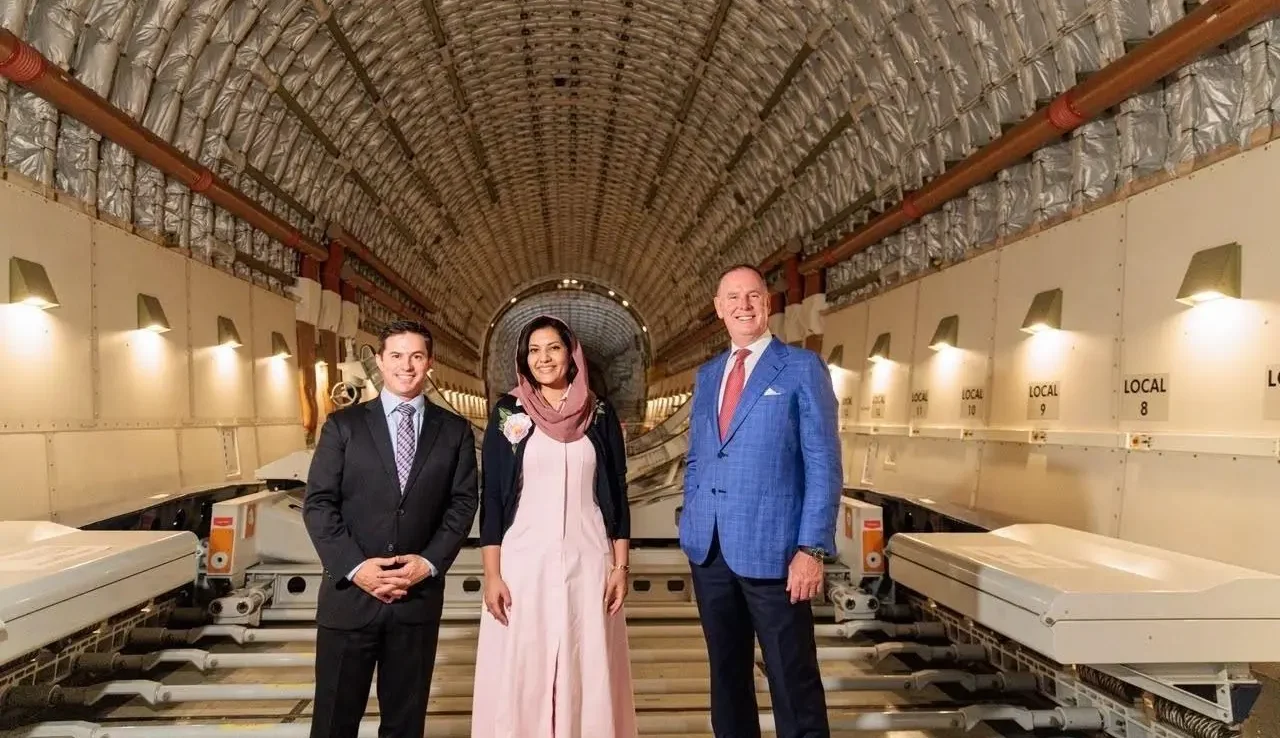 Saudi Amb. Princess Reema Visits Boeing Facilities in South Carolina