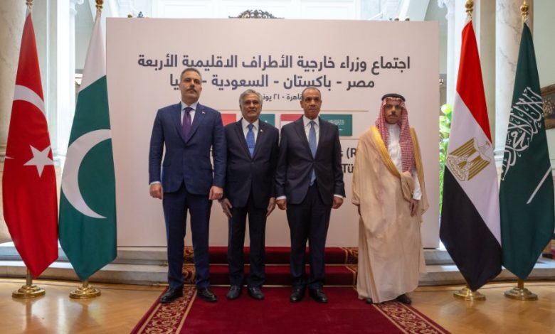 Saudi FM Attends R-4 Meeting as Al-Sisi Pushes to Formalize Regional Quartet