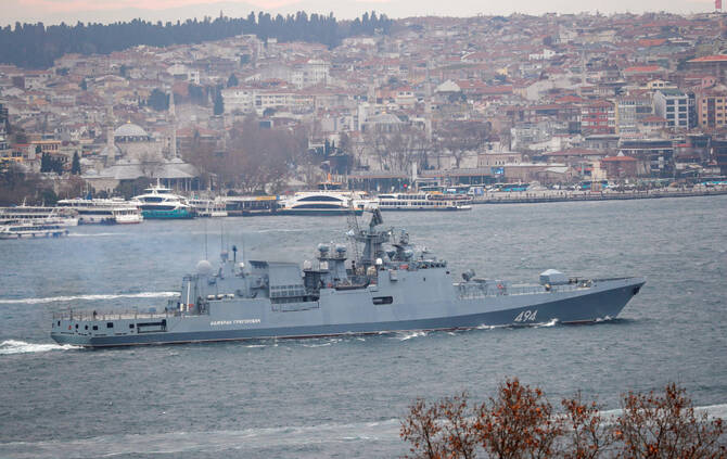 Russian Warship Reportedly Fires Warning Shots Near British Yacht in English Channel