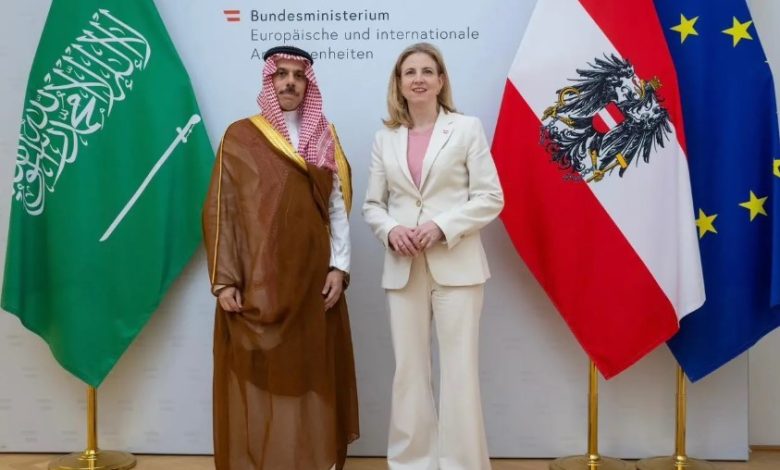 Saudi, Austrian FMs Discuss Regional Developments, Economic Ties