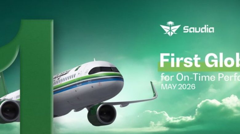 Saudia Clinches Top Spot for On-Time Performance in May 2026