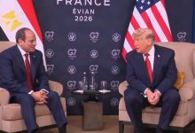 Egypt's Al-Sisi, Trump Discuss Gaza Ceasefire, Nile Dispute on G7 Sidelines