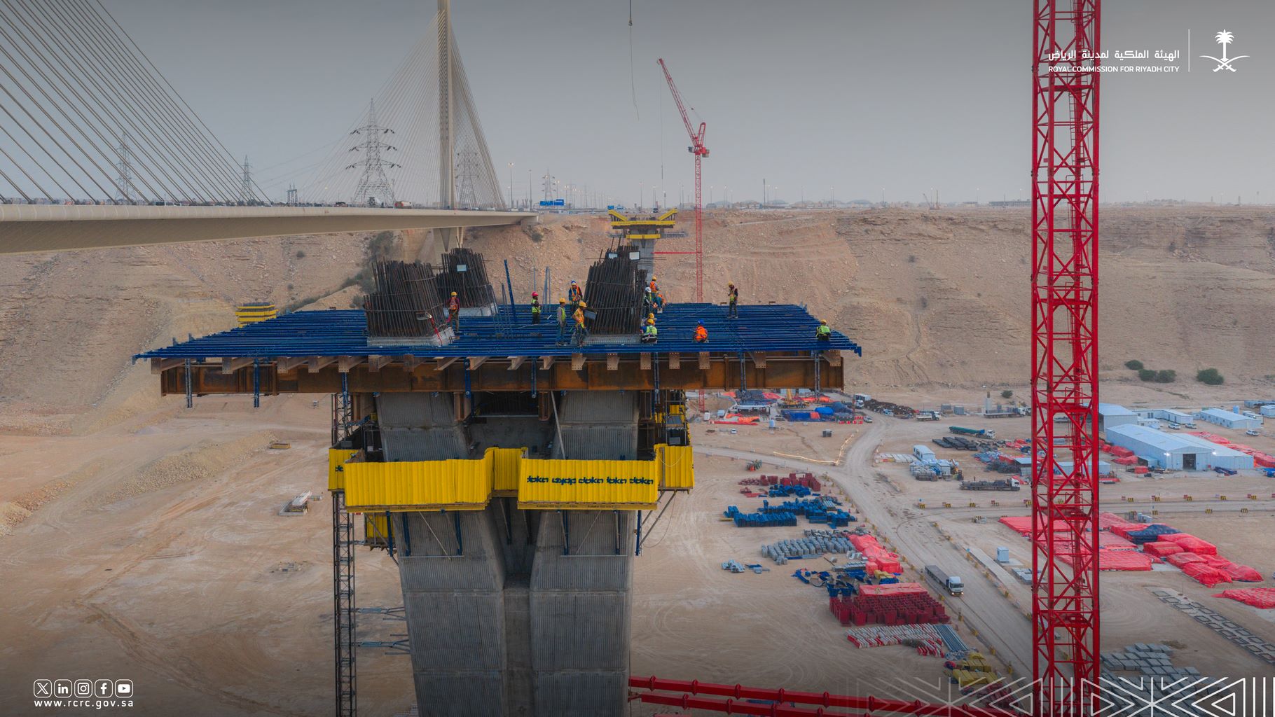 Saudi Arabia Speeds Up Work on Riyadh’s Wadi Laban Parallel Bridges