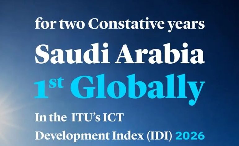 Two Years in a Row: Saudi Arabia Tops Global ICT Development Index 2026