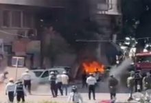 Blasts Strike Damascus as Macron Visits