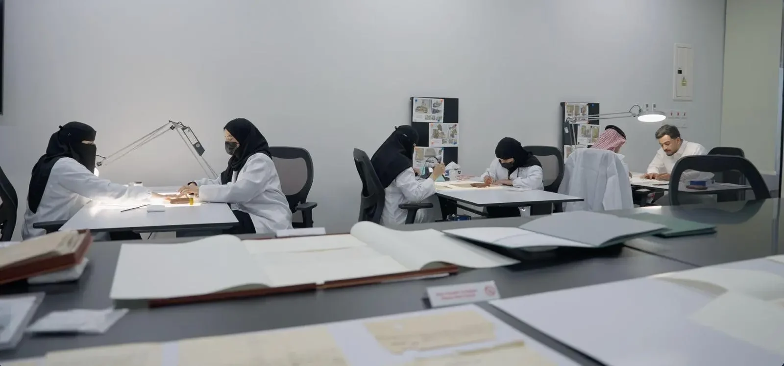 The AlUla Archive and Manuscript Restoration Centre (Photo: SPA)