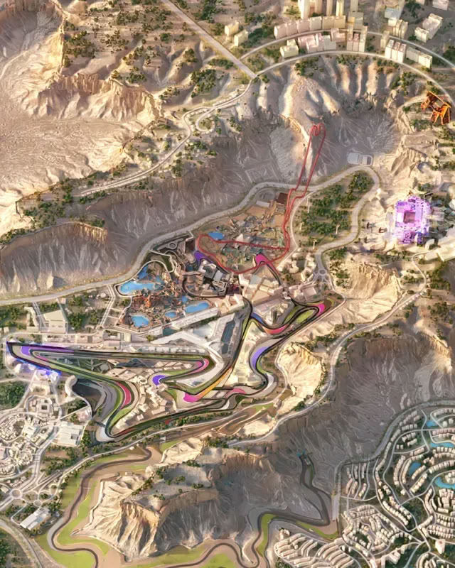 Qiddiya’s Speed Park Track (Source: Qiddiya City)