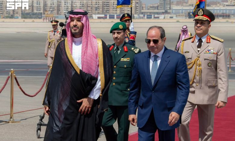 Saudi Crown Prince arrives in Egypt