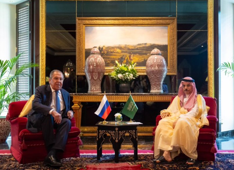 Saudi and Russian foreign ministers